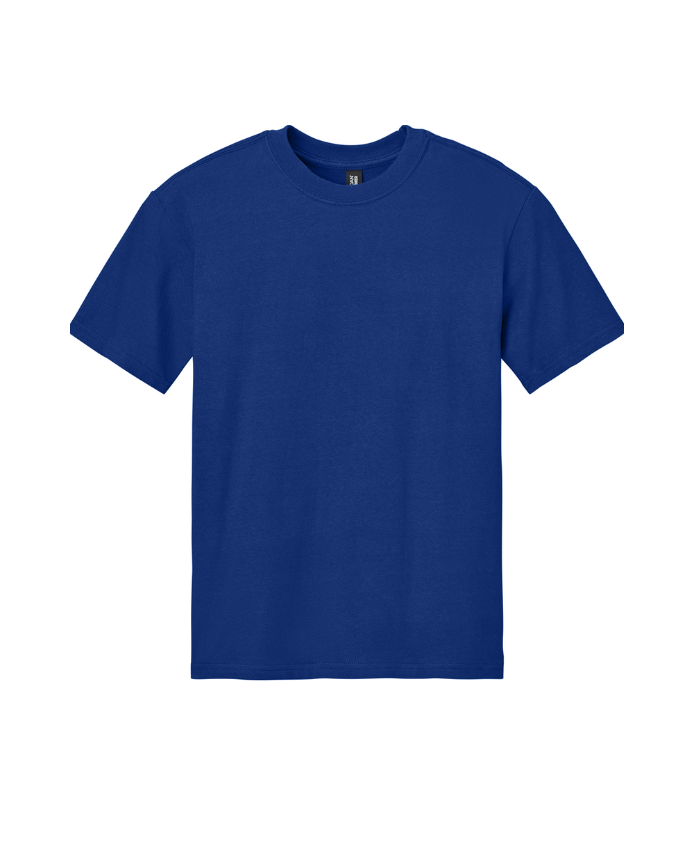 Deep Royal signature tee, oversized fit, front view