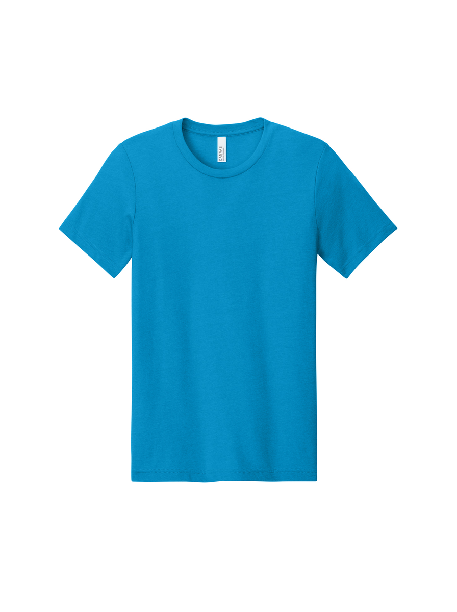 Turquoise signature tee, standard fit, front view