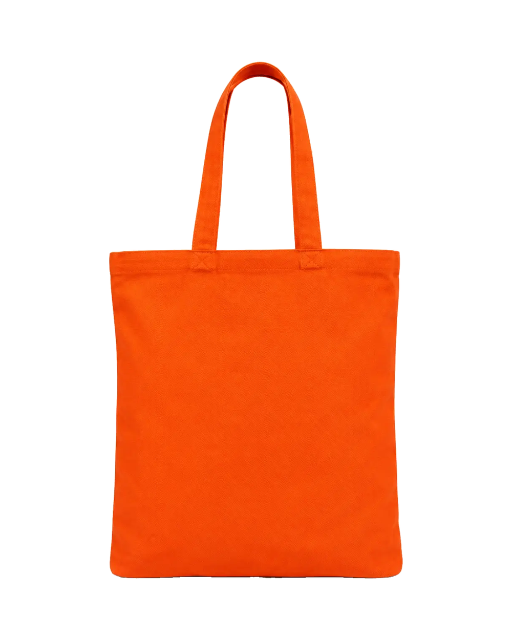 Orange Canvas large canvas tote bag