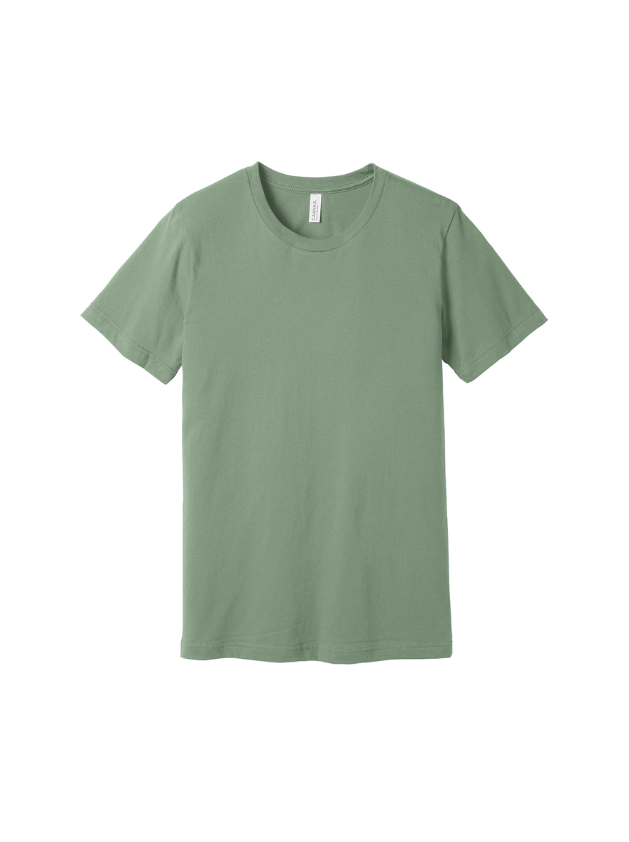 Sage signature tee, standard fit, front view