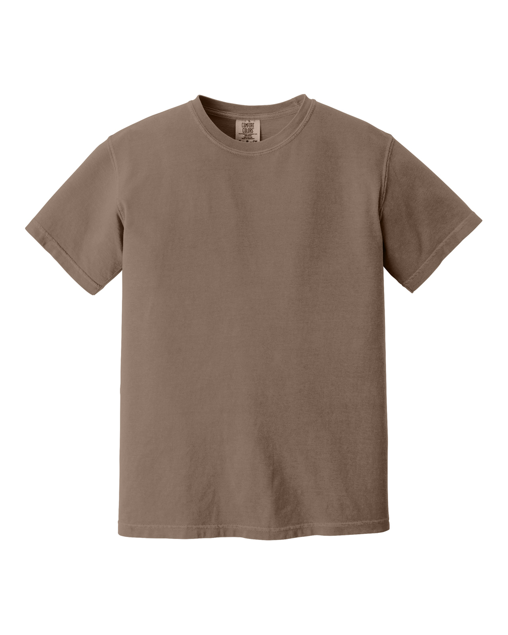 Espresso heritage tee, standard fit, front view