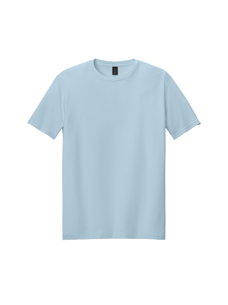 Light Blue core tee, front view